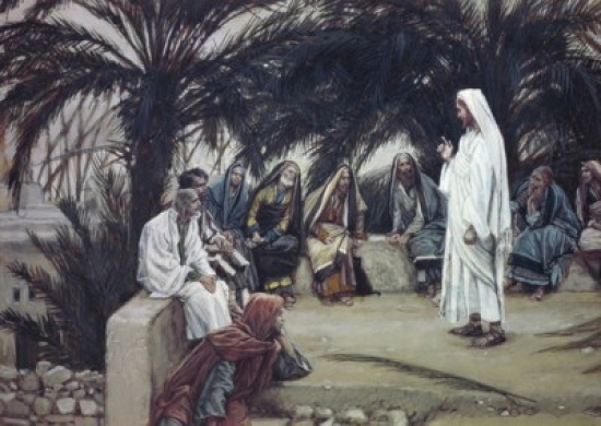 SAL999149 The First Shall Be Last James Tissot 1836-1902 French Poster Print - 18 x 24 in.
