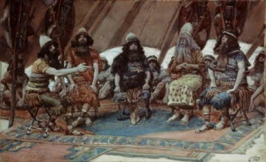 The Kings of the Five Great Cities James Tissot 1836-1902 French Jewish Museum New York City Poster Print - 18 x 24 in.