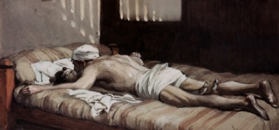 SAL999286 Elijah Raiseth the Widows Son James Tissot 1836-1902 French Jewish Museum New York USA Poster Print - 18 x 24 in.