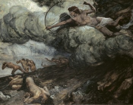 SAL999392 The Ungodly Shall Not Stand James Tissot 1836-1902 French Jewish Museum New York Poster Print - 18 x 24 in.