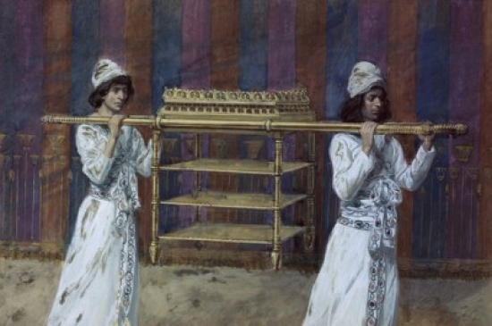 SAL999433 The Table of Offerings James J. Tissot 1836-1902 French Jewish Museum New York Poster Print - 18 x 24 in.