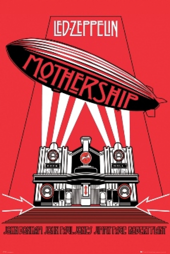 Led Zeppelin Mothership Poster Print - 24 x 36 in.