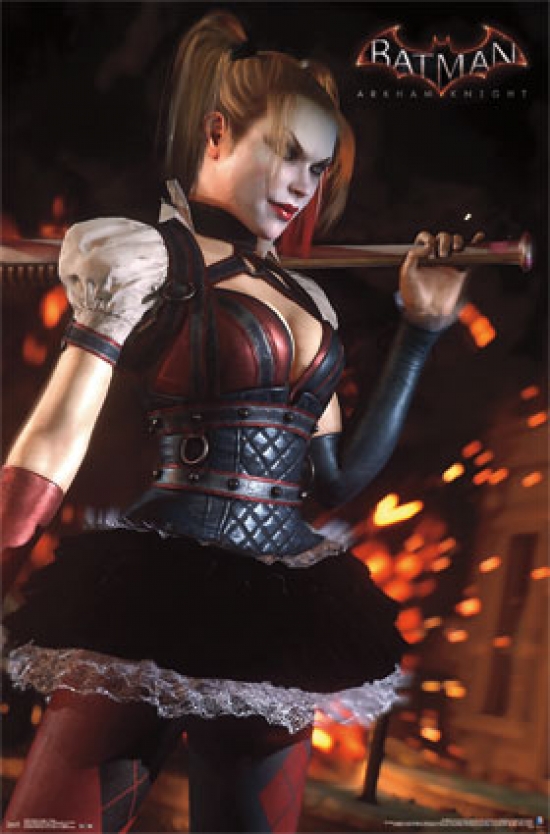 TIARP13488 Batman Arkham Knight - Harley Quinn Poster Print - 22 x 34 in.