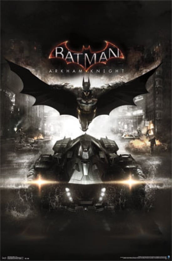 TIARP13489 Batman Arkham Knight - Game Cover Poster Print - 22 x 34 in.