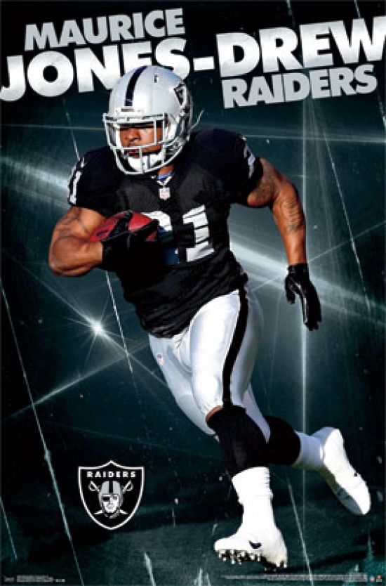 Oakland Raiders - M Jones-Drew 14 Poster Print