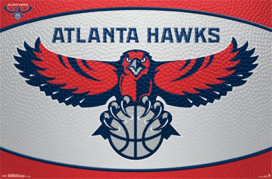 Atlanta Hawks - Logo 2014 Poster Print