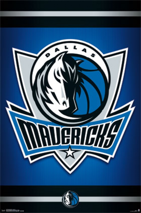 Dallas Mavericks - Logo 2014 Poster Print - 22 x 34 in.
