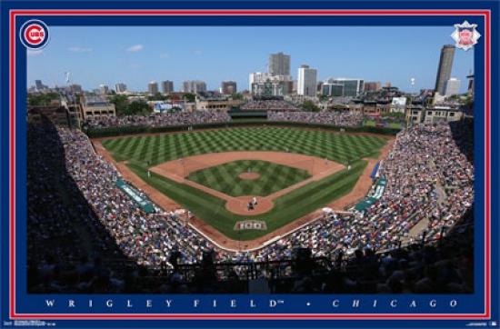 Chicago Cubs - Wrigley Field 2015 Poster Print - 24 x 36 in.