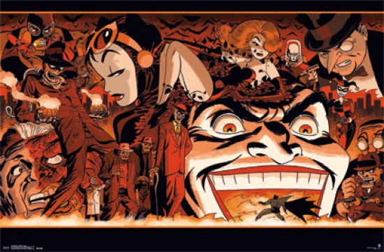Batman - Villains Collage Poster Print - 24 x 36 in.