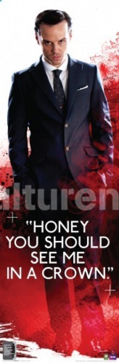 Sherlock Moriarty See Me in a Crown Poster Print - 36 x 12 in.