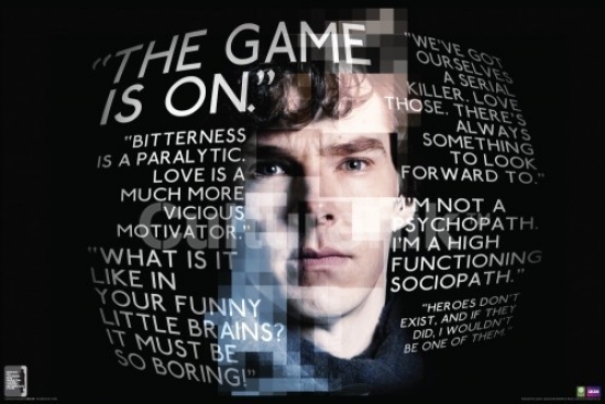 IMPST5635R Sherlock Quotes Poster Print - 36 x 24 in.