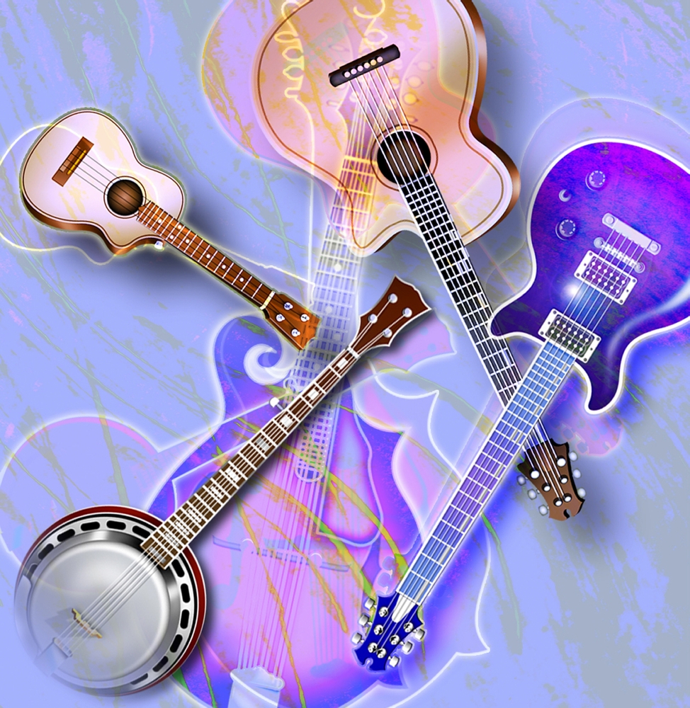 Stringed Instruments Poster Print by Design Pics Eye Traveller 15 x 15