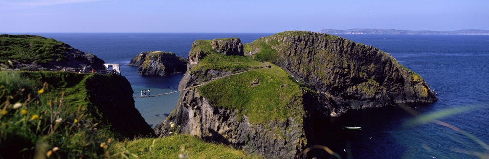 Carrick-A-Rede Rope Bridge Co Antrim Ireland Poster Print