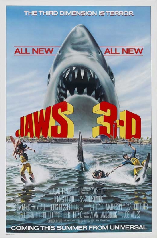 Jaws 3-D Movie Poster