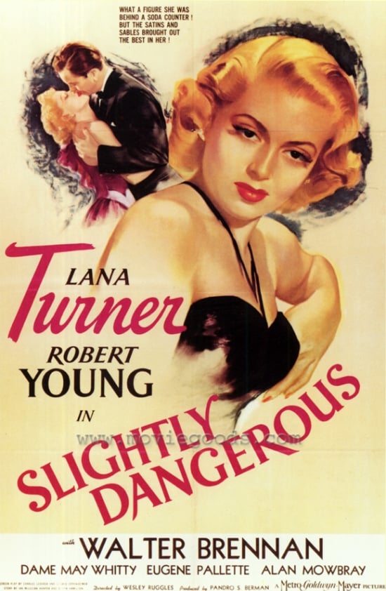 MOVAF0334 Slightly Dangerous Movie Poster - 27 x 40 in.