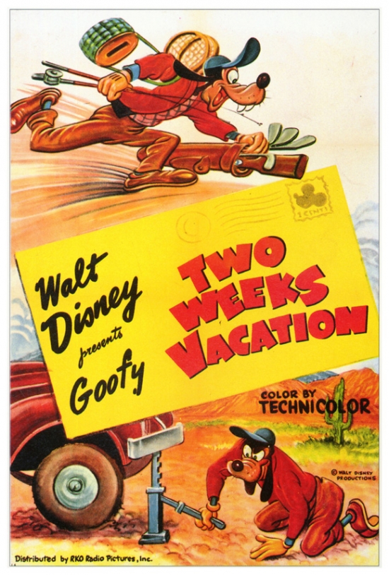 MOVAF0357 Two Weeks Vacation Movie Poster - 27 x 40 in.