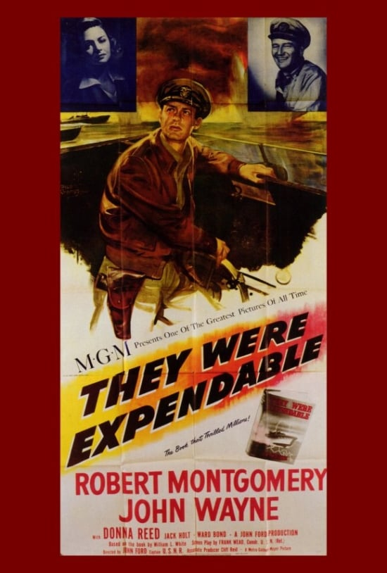 They Were Expendable Movie Poster - 27 x 40 in.