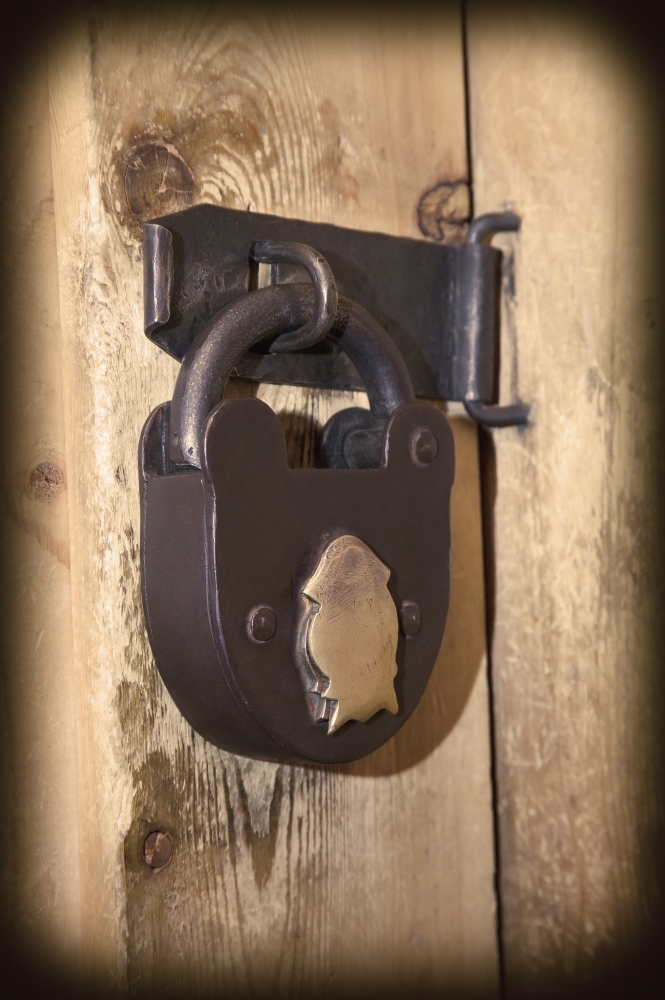 Padlock & Clasp Poster Print by Carson Ganci, 11 x 17