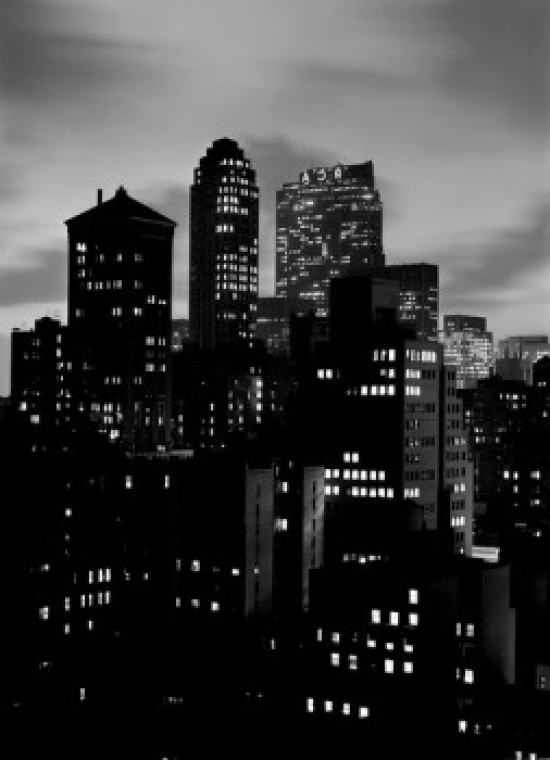 USA New York State New York City View Looking Southwest Toward the RCA Building & Fifth Avenue Office Buildings Poster Print