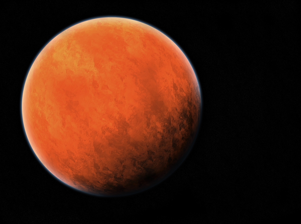 The Red Planet Poster Print by Daniel Sicolo, 34 x 26 - Large