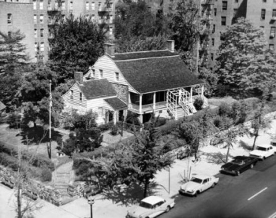 High Angle View of a House Dyckman House Manhattan New York City New York State USA Poster Print - 18 x 24 in.