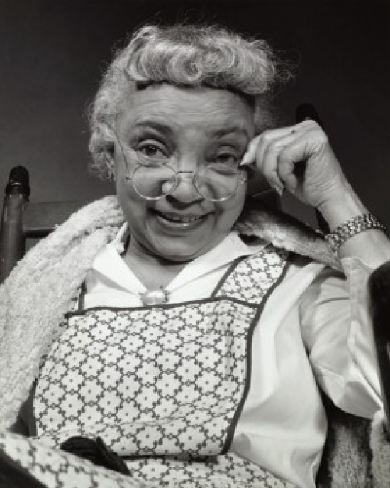SAL2555368 Portrait of a Senior Woman Smiling Poster Print - 18 x 24 in.