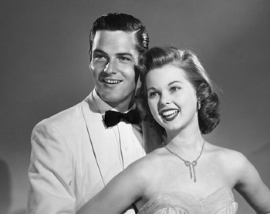 SAL2555804 Close-Up of a Teenage Couple Smiling Poster Print - 18 x 24 in.