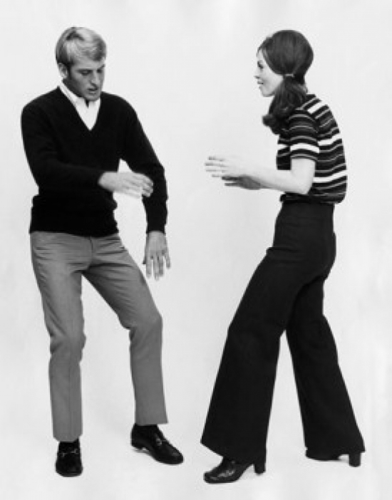 Young Couple Dancing Poster Print - 18 x 24 in.