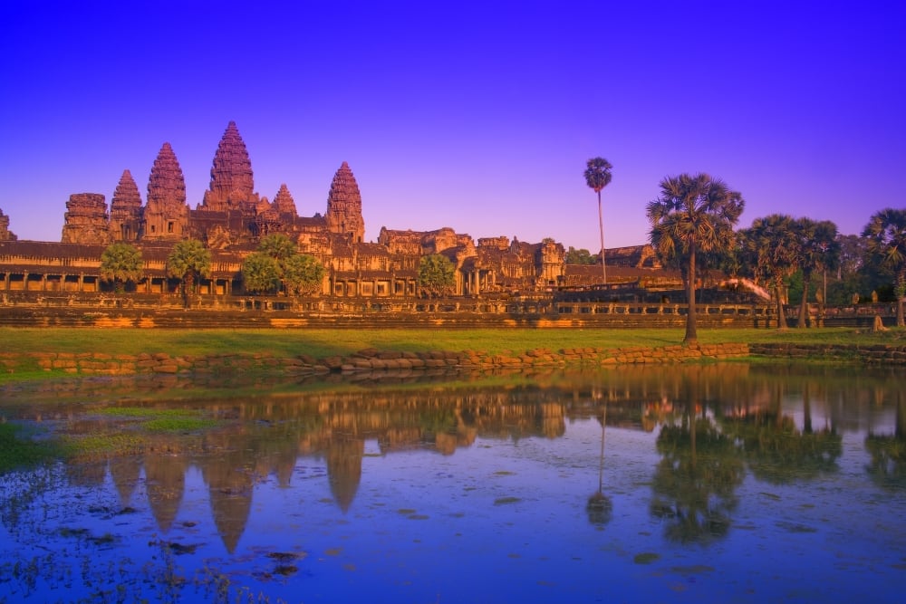 Angkor Wat Temple Cambodia Poster Print by Carson Ganci, 17 x 11