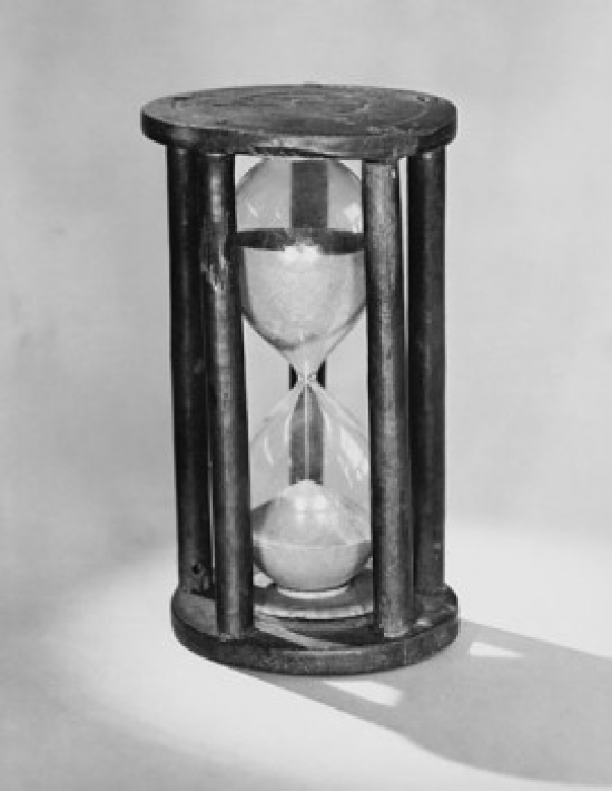 Antique Hourglass Poster Print - 18 x 24 in.