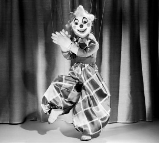 Close-Up of a Puppet Dancing Poster Print - 18 x 24 in.