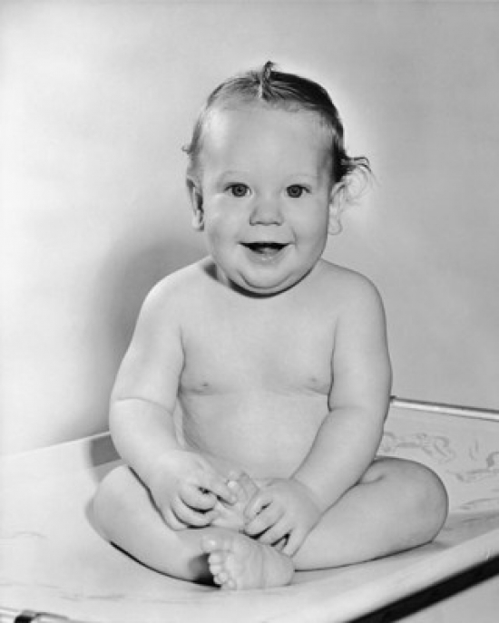 Baby Smiling Poster Print - 18 x 24 in.
