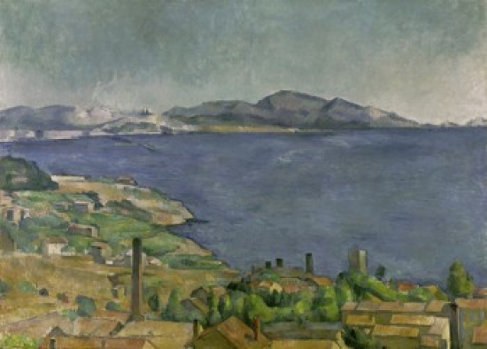 The Gulf of Marseilles 1883 Paul Cezanne 1839-1906 French Oil on Canvas Metropolitan Museum of Art New York City Poster Print - 18 x 24 in.