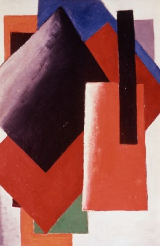 Architectonic Composition 1918 Ljubov Sergeevna Popova 1889-1924 Russian Poster Print - 18 x 24 in.