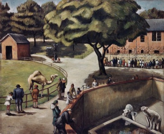 Zoo by Molly Luce Born 1896 Poster Print - 18 x 24 in.