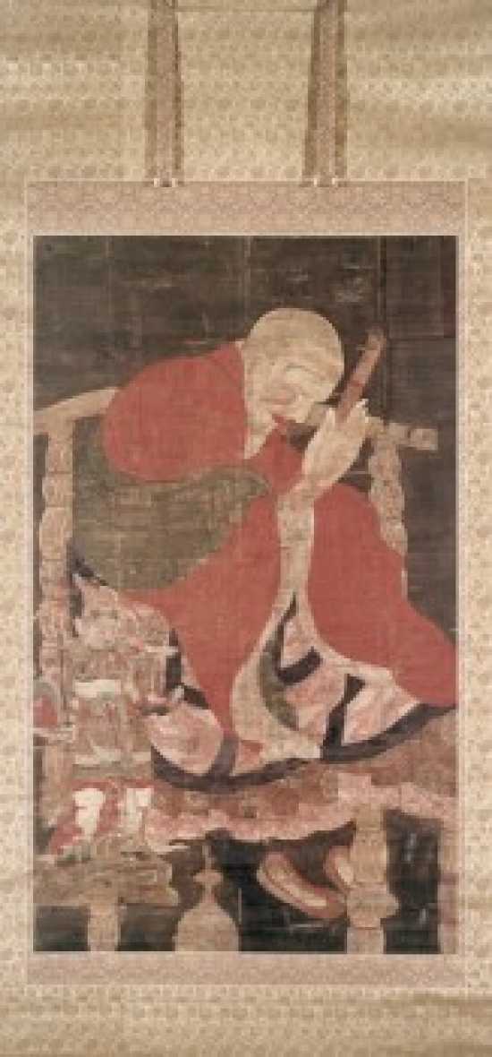 Scroll - Title Unknown Japanese Art Handscroll Poster Print - 18 x 24 in.