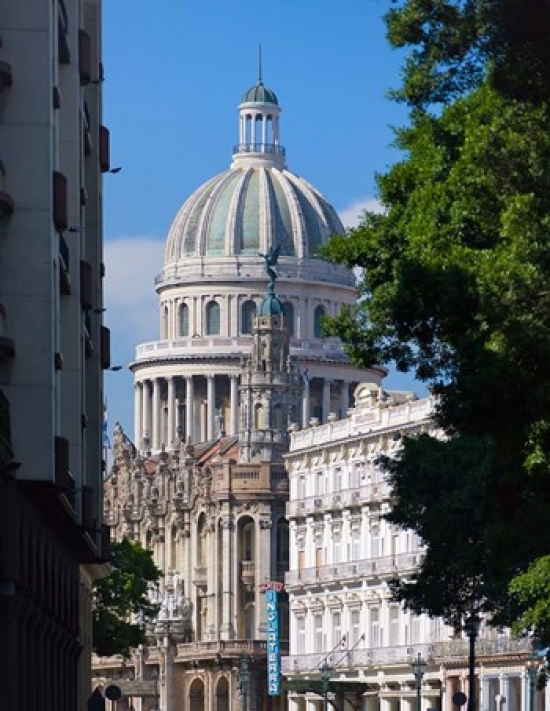 PDDCA11KSU0019 Capitol Building Havana Unesco World Heritage Site Cuba Poster Print by Keren Su - 25 x 33 in.