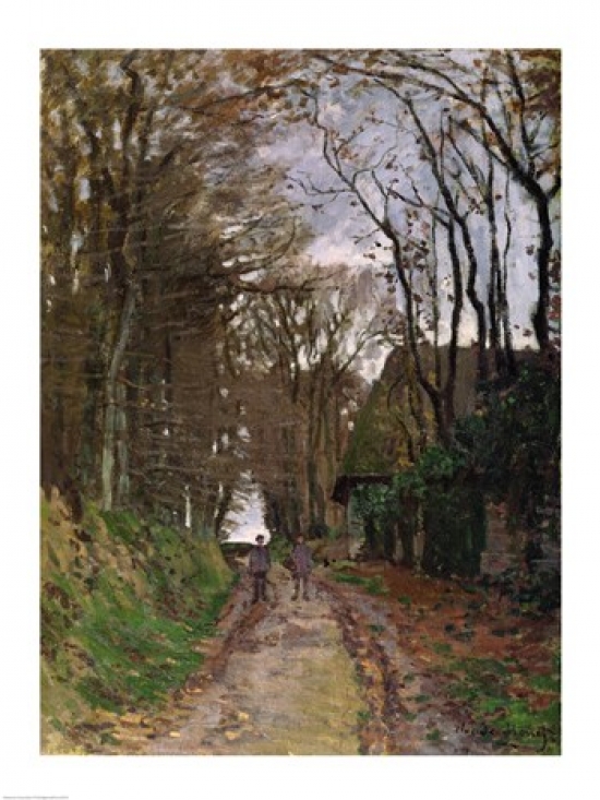 Path in Normandy Poster Print by Claude Monet 18 x 24 in.