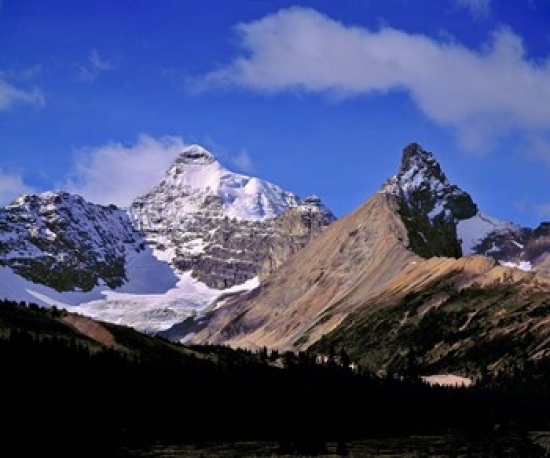 PDDCN01RER0025 Alberta Mt Saskatchewan Banff Np Poster Print by Ric Ergenbright - 26 x 22 in.