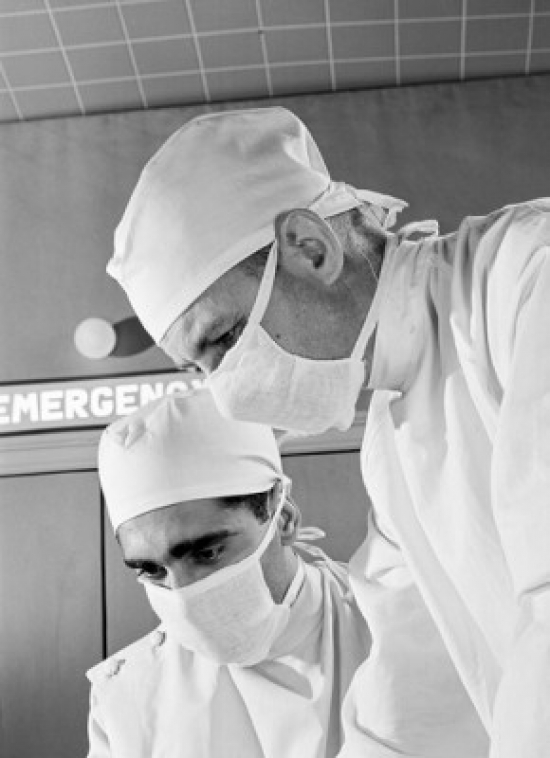 Surgeons Concentrating During Operation Poster Print - 18 x 24 in.