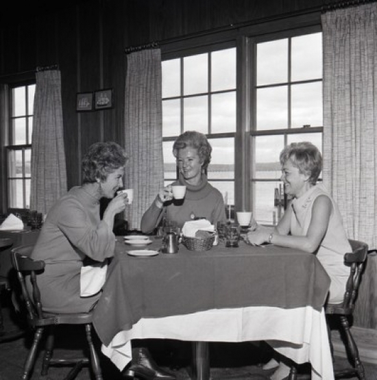 Afternoon Tea in Restaurant Poster Print - 18 x 24 in.