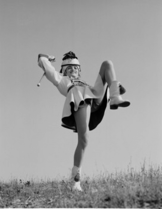 Majorette Low Angle View Poster Print - 18 x 24 in.