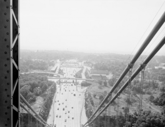 SAL255422582 USA New York City High Angle View of Approach & Exit at New Jersey End of George Washington Bridge Poster Print - 18 x 24 in -  Posterazzi