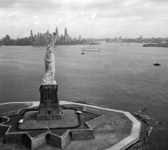 USA New York State New York City Statue of Liberty Poster Print - 18 x 24 in.