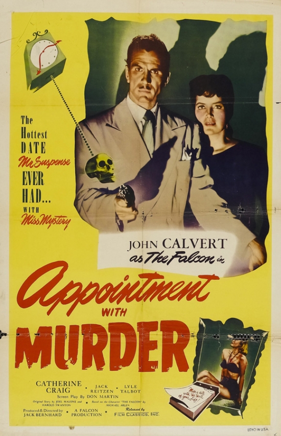 Appointment with Murder Movie Poster - 27 x 40 in.