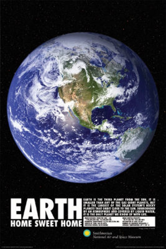 Smithsonian - Planet Earth Poster Print