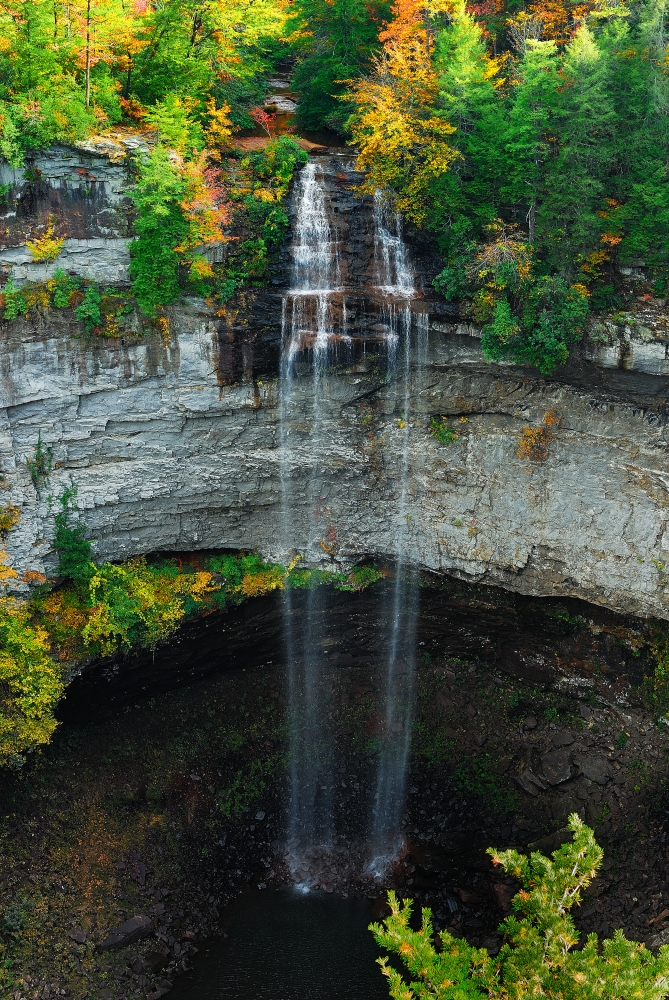 Fall Creek Falls Poster Print by Jerome Andrews - 13 x 18 in.
