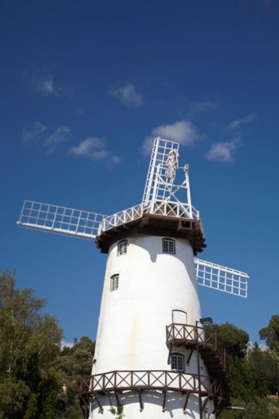 Windmill at Penny Royal World Launceston Australia Poster Print by David Wall - 19 x 29 in.