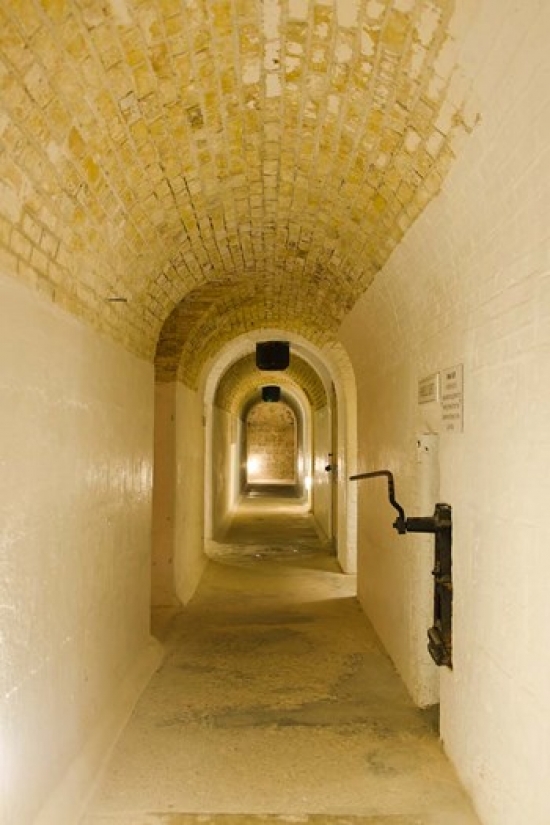 PDDCA07MDE0023 Bermuda Exhibits Inside Fort St Catherine Poster Print by Michael Defreitas - 23 x 35 in.