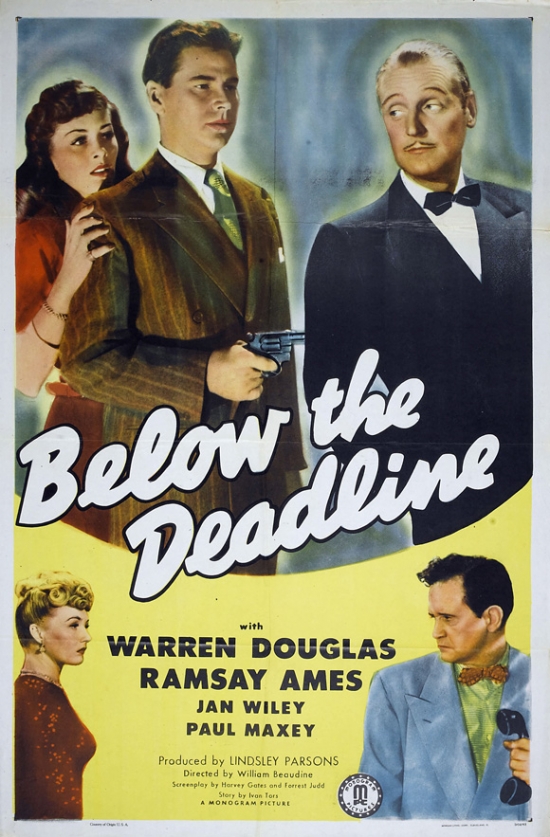 Below the Deadline Movie Poster - 27 x 40 in.